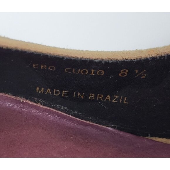 Pour La Victoire Tan Suede Platform Stiletto Heels Womens Size 8.5 - Picture 7 of 9